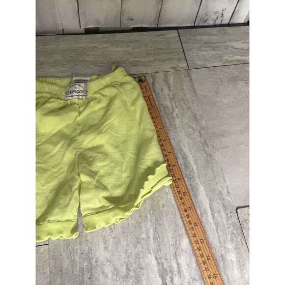 Keedo Women's New Seaside Short in Linen Blend Yellow Green Size XXS - Picture 4 of 6